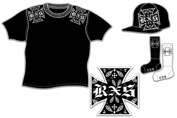 RXS Clothing - Santa Paula Screen Printing Shirt Designs