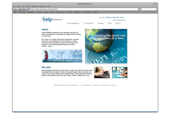 Help Worldwide, Inc. Newhall Website Design